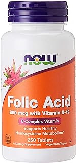 NOW Foods Folic Acid Top 3 Folic Acid Supplements
