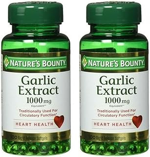 Health Benefits of Garlic Supplements Nature's Bounty Garlic Extract