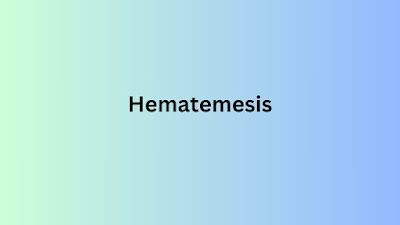 What is hematemesis and how do I pronounce it?
