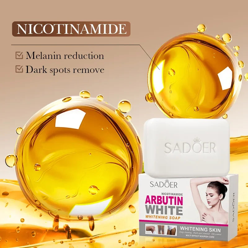 How Can SADOER Niacinamide & Arbutin Handmade Facial Soap Brighten, Hydrate, and Deeply Cleanse Your Skin?